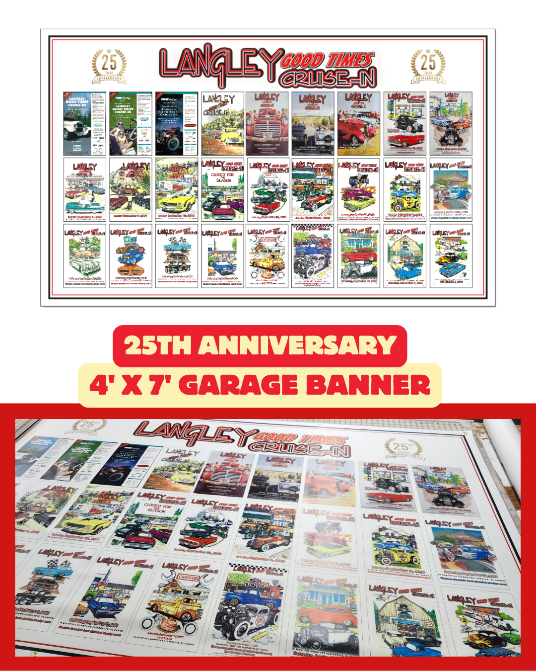 2024 Exclusive - 25th Anniversary Garage Banner