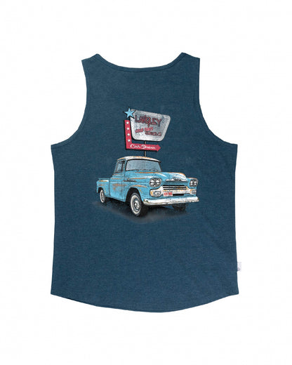 Vintage Cruise-In Ladies Tank Top - Midnight